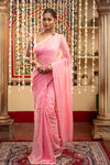 Mastaani ~ Pure Mul Cotton Handloom Saree - Soft Pink