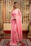 Mastaani ~ Pure Mul Cotton Handloom Saree - Soft Pink