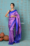 Anokhi ~ Handloom Pure Soft Silk Saree with Designer Pallu ~ Orchid Purple (Limited Edition)