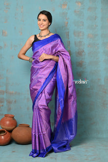  Anokhi ~ Handloom Pure Soft Silk Saree with Designer Pallu ~ Orchid Purple (Limited Edition)