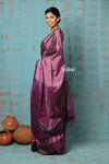 Anokhi ~ Handloom Pure Soft Silk Saree with Designer Pallu ~ Trending Mauve (Limited Edition)