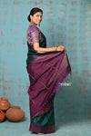 Anokhi ~ Handloom Pure Soft Silk Saree with Designer Pallu ~ Bottle Green (Limited Edition)