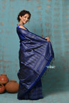 Anokhi ~ Handloom Pure Soft Silk Saree with Designer Pallu ~ Porcelain Blue (Limited Edition)