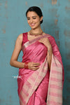 Anokhi ~ Handloom Pure Soft Silk Saree with Designer Pallu ~ Petal Pink (Limited Edition)