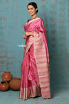 Anokhi ~ Handloom Pure Soft Silk Saree with Designer Pallu ~ Petal Pink (Limited Edition)