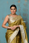 Anokhi ~ Handloom Pure Soft Silk Saree with Designer Pallu ~ Golden Hue (Limited Edition)