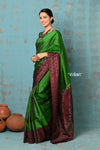 Anokhi ~ Handloom Pure Soft Silk Saree with Designer Pallu ~ Jade Green (Limited Edition)