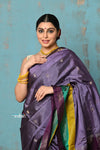 Anokhi ~ Handloom Pure Soft Silk Saree with Designer Pallu ~ Heather Purple (Limited Edition)