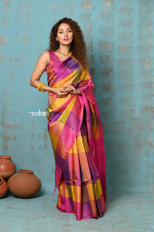  Anokhi ~ Handloom Pure Soft Silk Saree with Designer Pallu ~ MultiColor (Limited Edition)