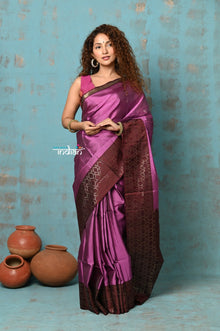  Anokhi ~ Handloom Pure Soft Silk Saree with Designer Pallu ~ Rosewood (Limited Edition)