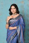 Tyohaar ~ Designed By VMI~ Handloom Pure Tussar Silk Saree With Handblock Print