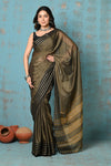 Tyohaar ~ Cotton Saree With Border - Copper